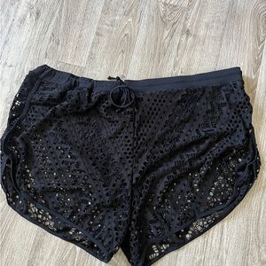 Black Lace Women's Shorts